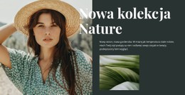 Kolekcja Mody Nature Szablon Witryny CSS