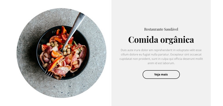 Comida apimentada Design do site