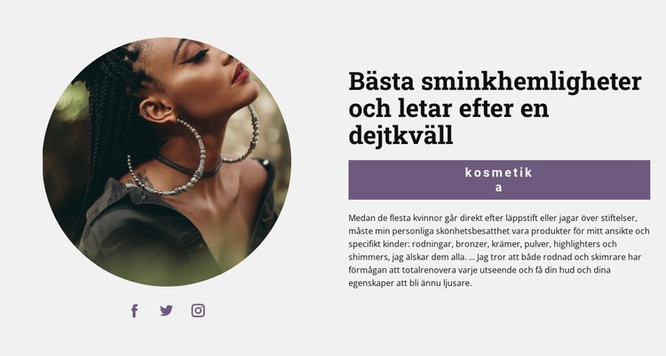 Hur man ser bra ut CSS -mall