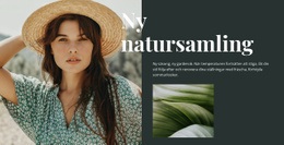 Naturmodekollektion - Målsidesmall