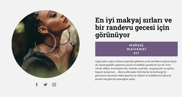 Nasıl iyi görünebilirim CSS Şablonu