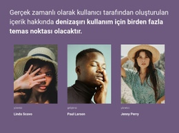 Asistanlarımız - Duyarlı Web Sitesi