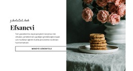 Çikolatalı Kek Yemek Için Sayfa Oluşturucu