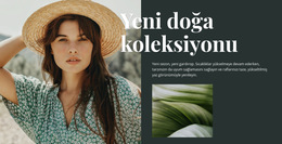 Doğa Moda Koleksiyonu - Web Şablonu