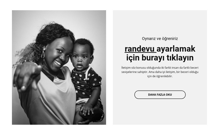 Bir çocuk için kurslar geliştirmek WordPress Teması