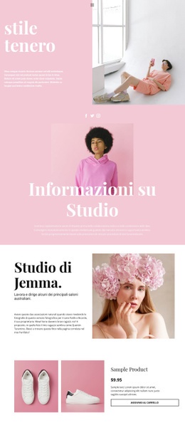 Ispirazione Del Sito Web Per Notizie Di Moda
