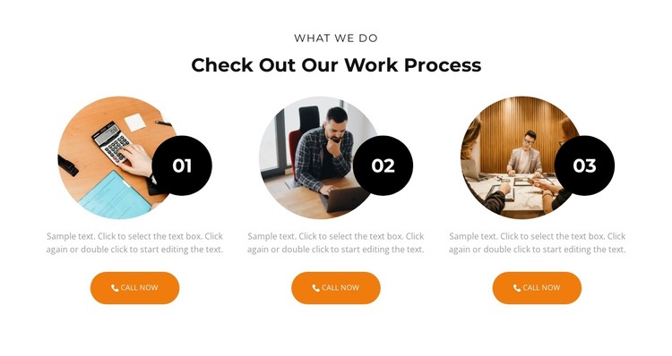 Watch the process CSS Template