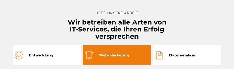 IT-Innovationen in der Entwicklung Website-Modell