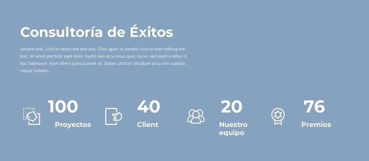 Contador de nuestro trabajo Creador de sitios web HTML