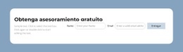 Plantilla Web Adaptable Para Obtenga Asesoramiento Gratuito