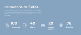 Contador De Nuestro Trabajo Plantilla De Diseño CSS