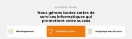 Conception De Site Web Premium Pour Innovations Informatiques En Développement