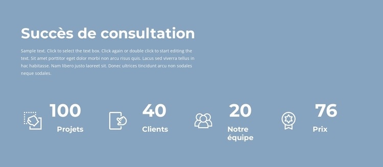 Comptoir de notre travail Conception de site Web