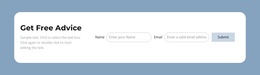 Site Template For Get Free Advice
