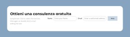 Ottieni Una Consulenza Gratuita Modello Pulito E Minimale