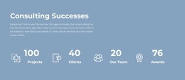 Counter Of Our Work - Joomla Template Inspiration