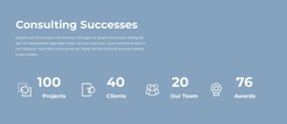 Counter Of Our Work - Responsive One Page Template