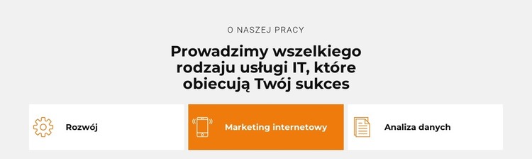 Innowacje IT w rozwoju Szablon HTML