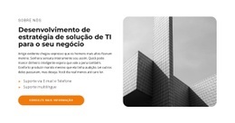 Web Design Incrível Para Inovações De TI