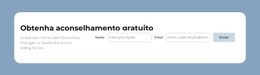 Obtenha Aconselhamento Gratuito - Maquete Simples De Site