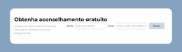 Modelo Web Responsivo Para Obtenha Aconselhamento Gratuito