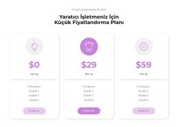 Satın Alma Seçenekleri Için Premium Web Sitesi Oluşturucu