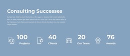 Counter Of Our Work - WordPress Theme Inspiration