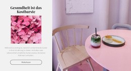 Ideen Für Gesunde Ernährung – Einfache HTML5-Vorlage