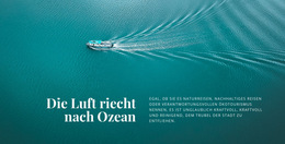 Die Luft Riecht Nach Ozean - Bestes Website-Vorlagendesign