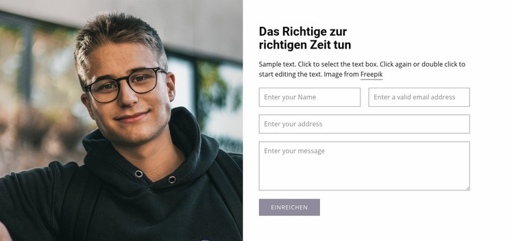 Kontaktieren Sie unsere Spezialisten Landing Page