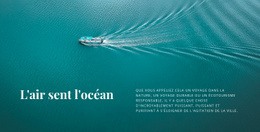 L'Air Sent L'Océan - Maquette De Site Web Créative Et Polyvalente