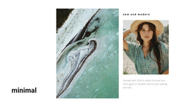 Multipurpose HTML5 Template For Space Textures In Fashion