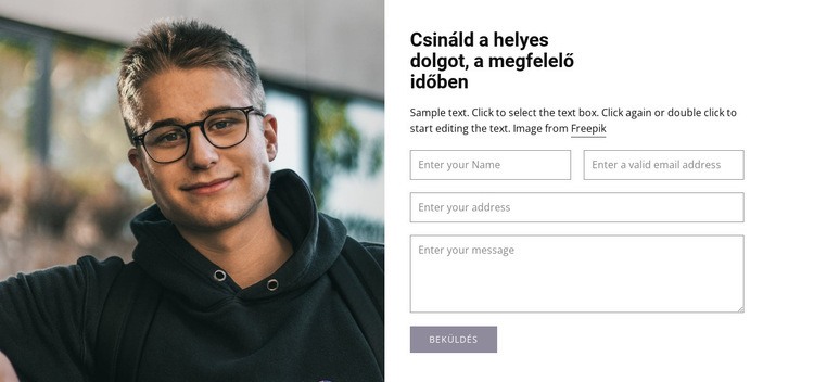 Lépjen kapcsolatba szakembereinkkel WordPress Téma