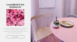 Gezonde Voedingsideeën - Responsief Ontwerp