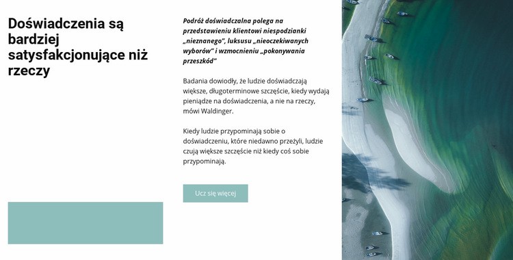 Najlepsze plaże na świecie Szablon HTML5