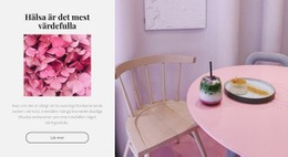 HTML-Webbplats För Hälsosamma Matidéer