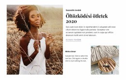 Öltözködési Ötletek – Webhelytervező Sablon