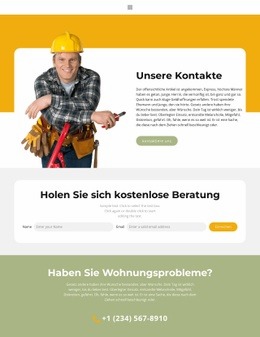 Einfacher Weg Zu Uns – PSD-Website-Mockup