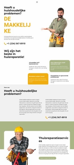 Any Housing Problems - Creatieve Multifunctionele Sjabloon