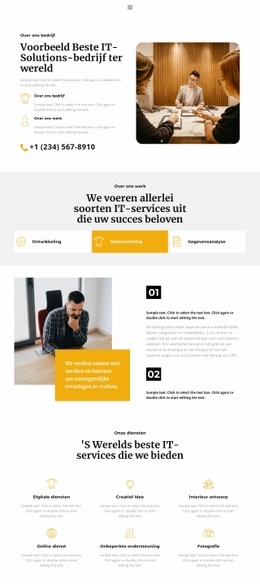 Gemakkelijke Weg Naar Ons - Mockup Voor Psd-Website