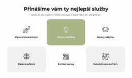 Best Services – Šablona Stránky HTML