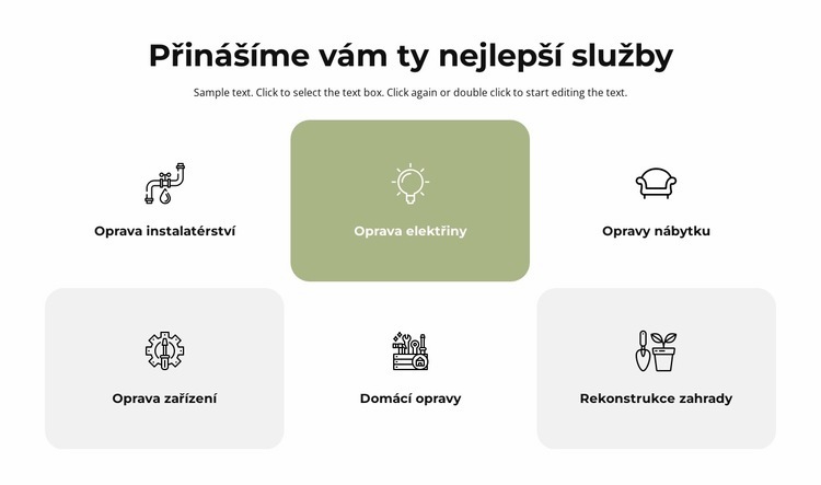 Best services Šablona webové stránky