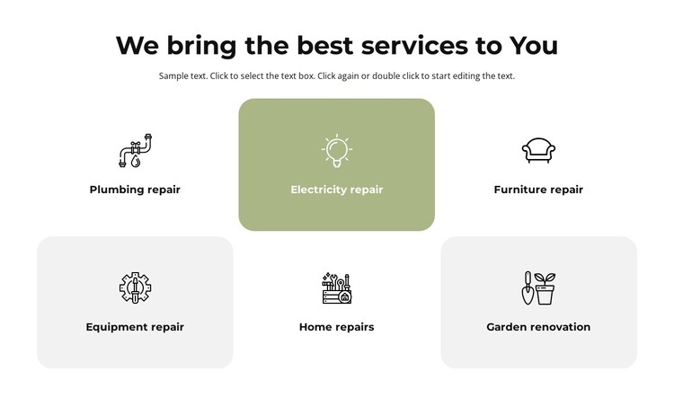 Best services CSS Template