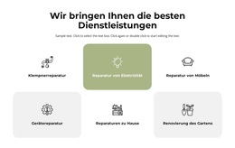 Best Services Website-Vorlage