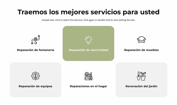 Best services Maqueta de sitio web