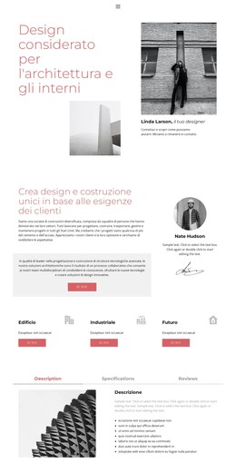 Laconic Design - Modello Di Pagina HTML