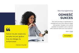 Witryna WordPress Dla Blok Referencji Z Kształtami