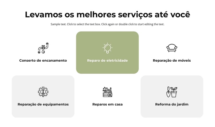 Best services Modelo de site