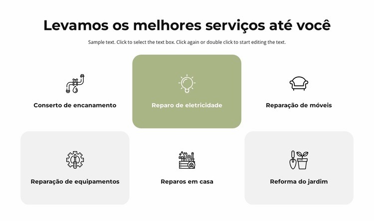 Best services Modelo de uma página