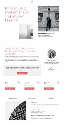 Laconic Design - Duyarlı HTML5 Şablonu